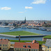 Denmark, View to the Port of Helsingør from the Tower of Kronborg Castle