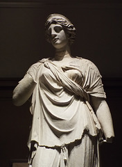 Detail of the Colossal Juno Statue in the Boston Museum of Fine Arts, January 2018