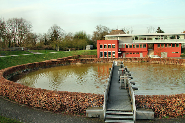 Emscher-Klärpark, ehemaliges Klärbecken (Oberhausen) / 8.04.2018