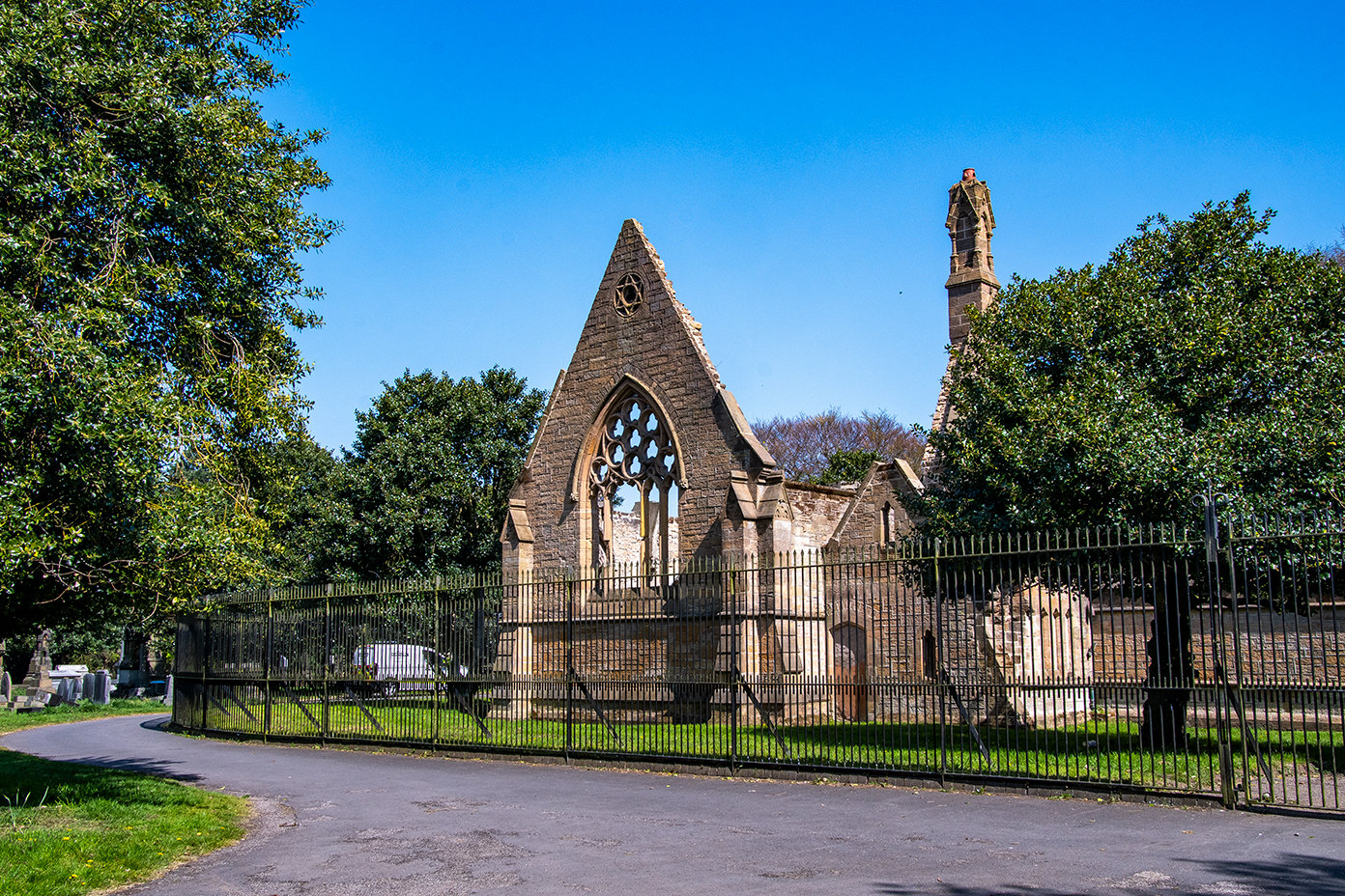 Flaybrick memorial gardens, Birkenhead.