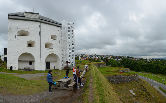 Norway, Trondheim, Kristiansten Festning on the Hill