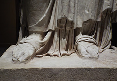 Detail of the Colossal Juno Statue in the Boston Museum of Fine Arts, January 2018