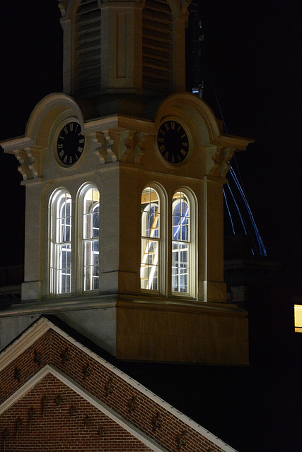 The ladder to the top of the cupola