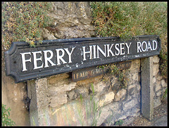 Ferry Hinksey Road sign