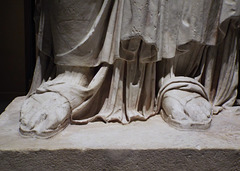 Detail of the Colossal Juno Statue in the Boston Museum of Fine Arts, January 2018