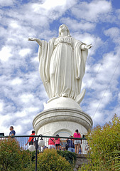 la virgen de San Cristobal,Santiago_Chile