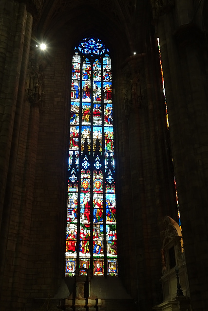 Stained Glass Windows In Milan Cathedral