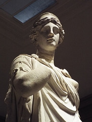 Detail of the Colossal Juno Statue in the Boston Museum of Fine Arts, January 2018