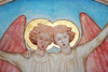 Phoebe Anna Traquair Mural of c1905, St Peter's Church, Clayworth, Nottinghamshire