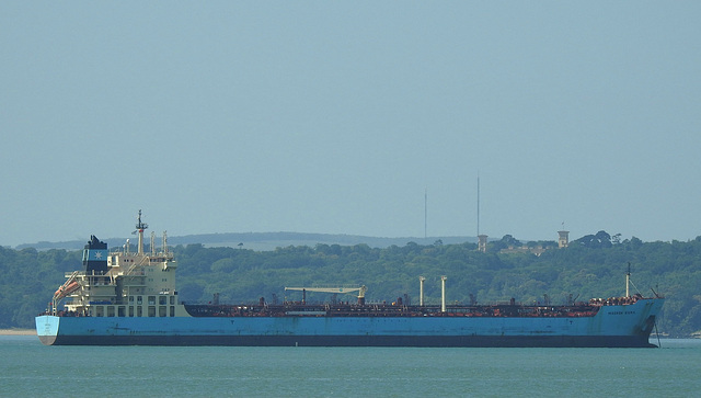 Maersk Kiera in the Solent - 19 June 2015