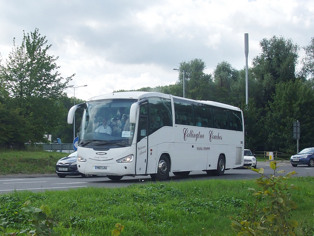 DSCF9119 Collingtree Coaches  YN07 LKA on the A11 at Barton Mills - 5 Aug 2017