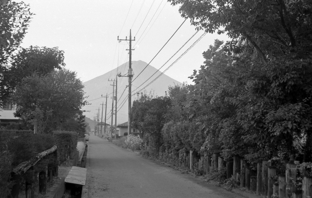 Road with a view of Mt. Fuji