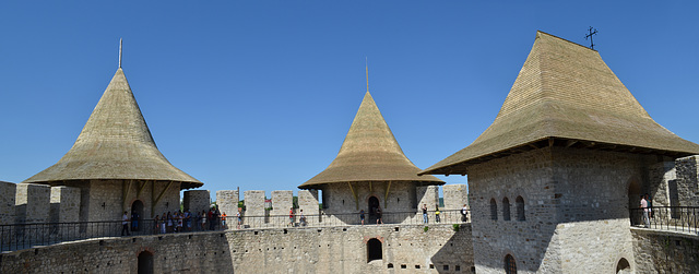 Moldova, Fortress of Soroca, Upper Part of Walls and Towers