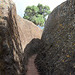 Ethiopia, Lalibela, Initial Stage of Passage to Bete Giyorgis