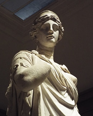 Detail of the Colossal Juno Statue in the Boston Museum of Fine Arts, January 2018