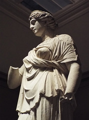 Detail of the Colossal Juno Statue in the Boston Museum of Fine Arts, January 2018