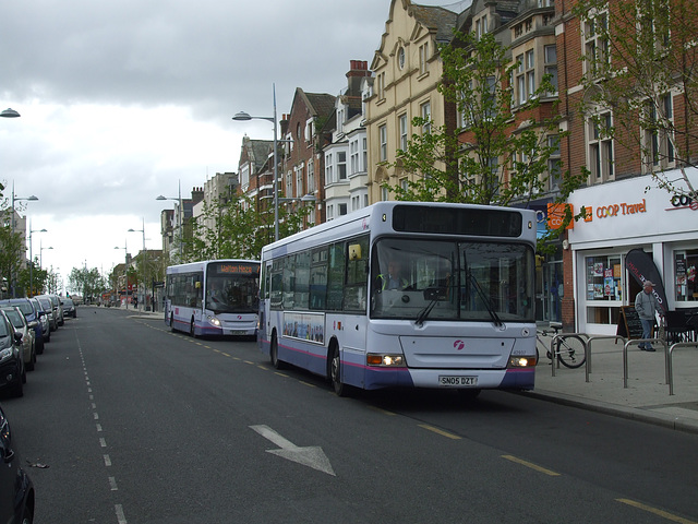 DSCF3379 First Essex SN05 DZT in Clacton-on-Sea - 14 May 2016 DSCF3379 First Essex SN05 DZT in Clacton-on-Sea - 14 May 2016