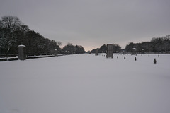 Schloss Nymphenburg Gardens In Winter