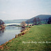 Bigsweir Bridge and the River Wye (Scan from July 1991)