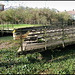 disused  railway swing bridge