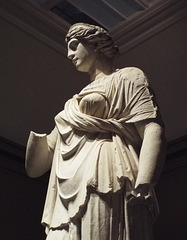 Detail of the Colossal Juno Statue in the Boston Museum of Fine Arts, January 2018