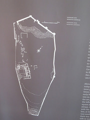 Musée archéologique de Zadar : plan de Podgrade/Asseria.