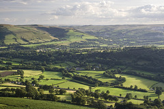 Hope Valley in the evening sunshine