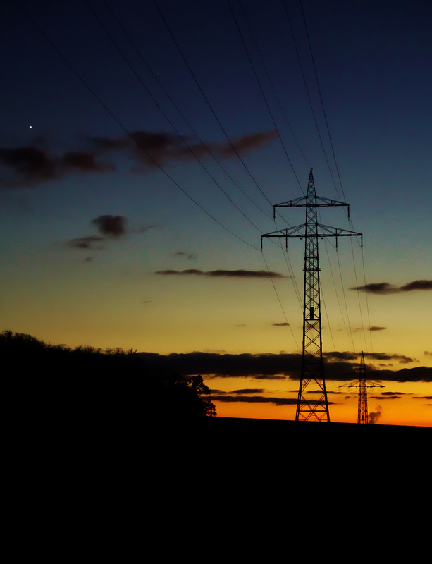 Blue Hour mit Abendstern Venus