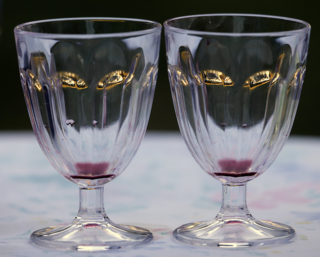 Duo de verre à pied Duo de verre à pied