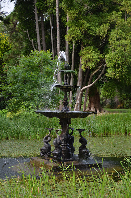 Powerscourt Gardens, The Fountain at the Small Pond