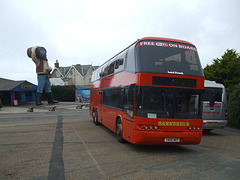 DSCF8483 Barkerbus YN05 WEF at Blackgang Chine, Isle of Wight - 3 Jul 2017