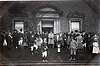 Hunt Meet at Radbourne Hall, Derbyshire 4th November 1921  photo by Ernest Aberahams of Burton upon Trent