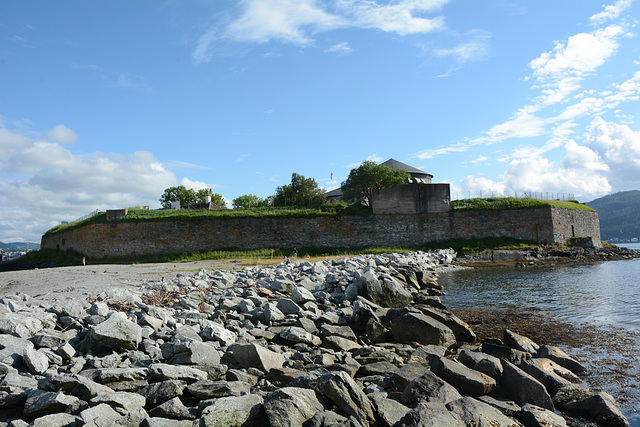 Norway, Trondheim, Fort on the Island of Munkholmen