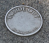 Detail of Inside Out by Buky Schwartz on Rutgers' College Avenue Campus, May 2015