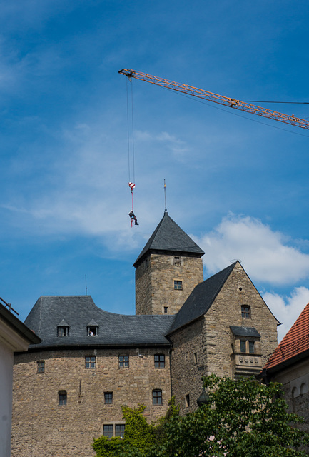 Burg Falkenberg, Dacharbeiten