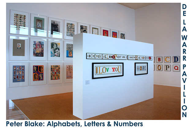 De La Warr Pavilion - Peter Blake exhibition - Alphabets &c - 25 10 2016