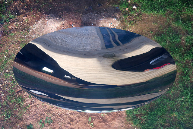 Anish Kapoor chez Le Corbusier, 2015 (Sky mirror)