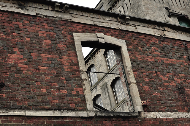 Ashton Mill Through a Window