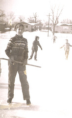 Kids skating in the park, c. 1958