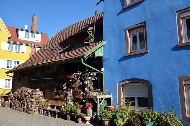 Farbenfrohe Altstadt in Schopfheim