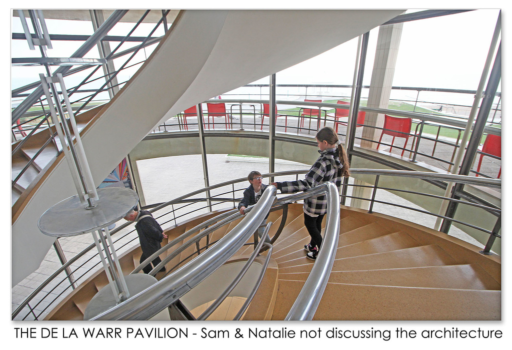 They are not discussing the architecture - De La Warr Pavilion - 25 10 2016