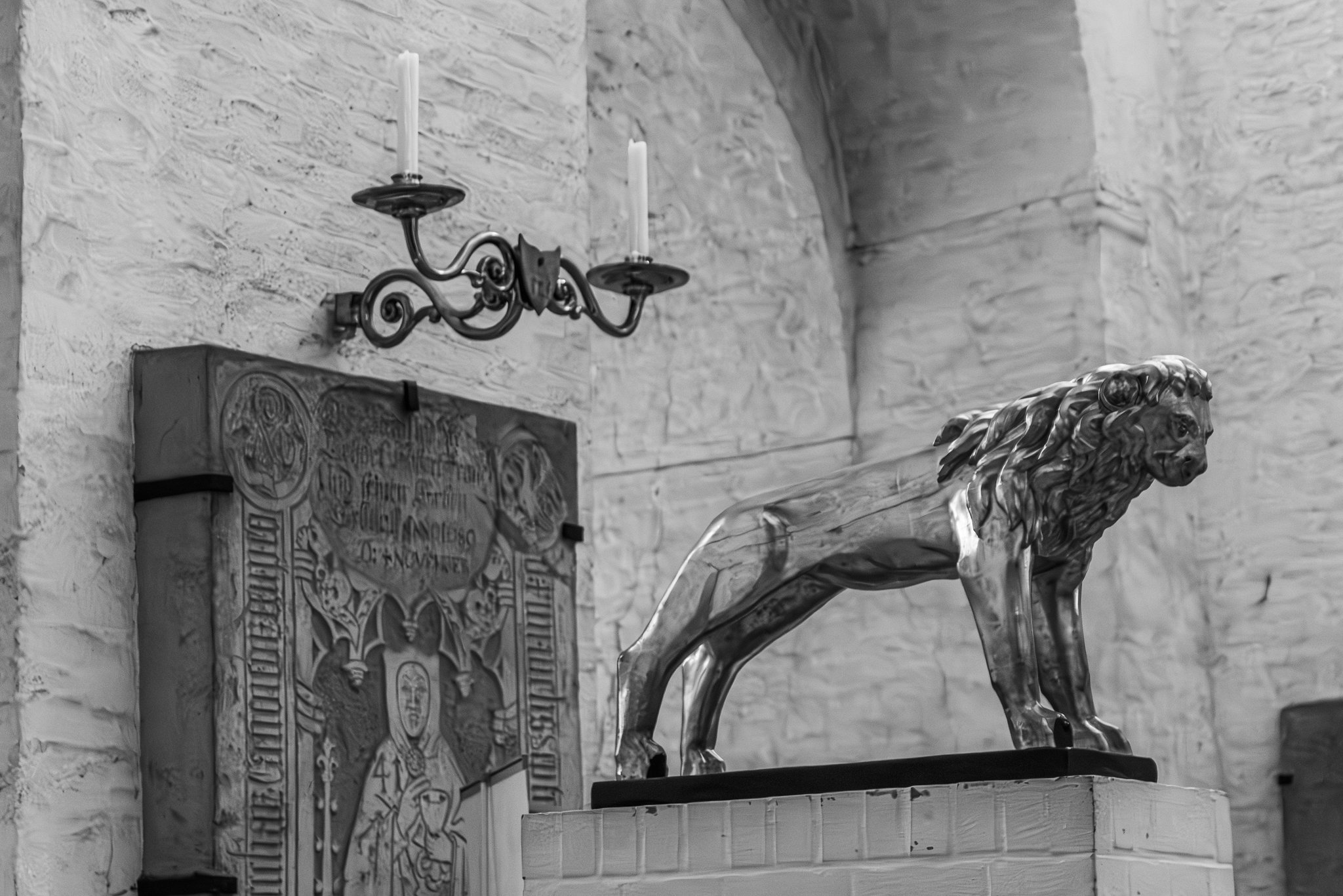 HWW - Löwenskulptur im Lübecker Dom