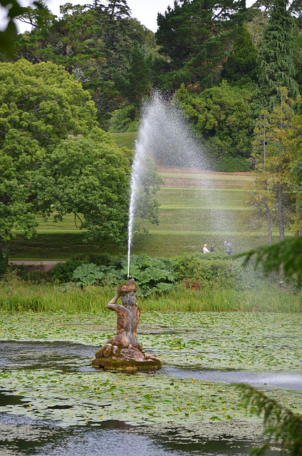 Powerscourt Gardens, The Fountain at the Large Pond