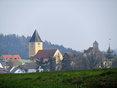 Blick zum Ortsteil Leonberg