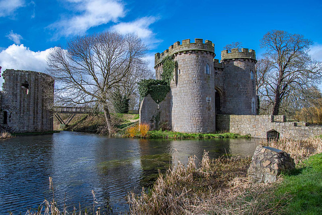 Wittington castle and moat