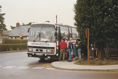 Ambassador Travel 910 (B910 UPW) at RAF Mildenhall – 19 Feb 1990 (111-16)