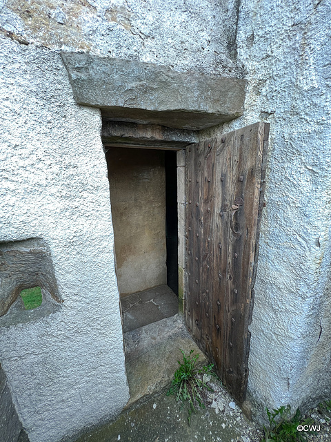 Exit to one of the battlements