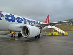 Kurz nach der Landung auf Madeira