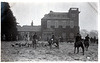 Hunt Meet at Etwall Hall, Derbyshire 23rd December 1920  photo by Ernest Aberahams of Burton upon Trent