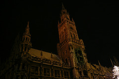 Munich Town Hall At Night